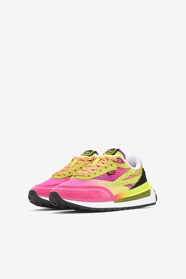 Fila Pink Glo/sulphur/white Big Kids\' Renno