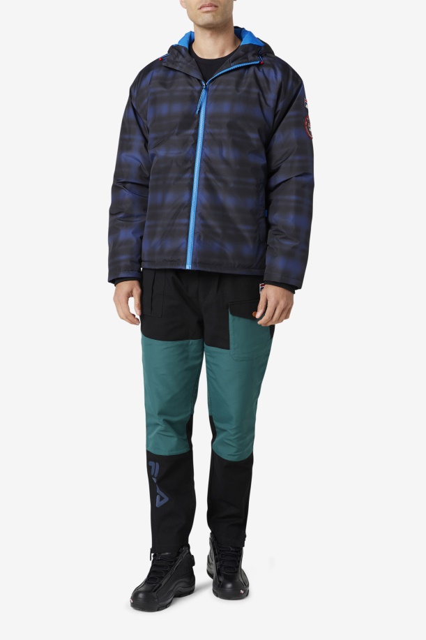 μπλε σκιά επιταγή Fila Beta Puffer Jacket