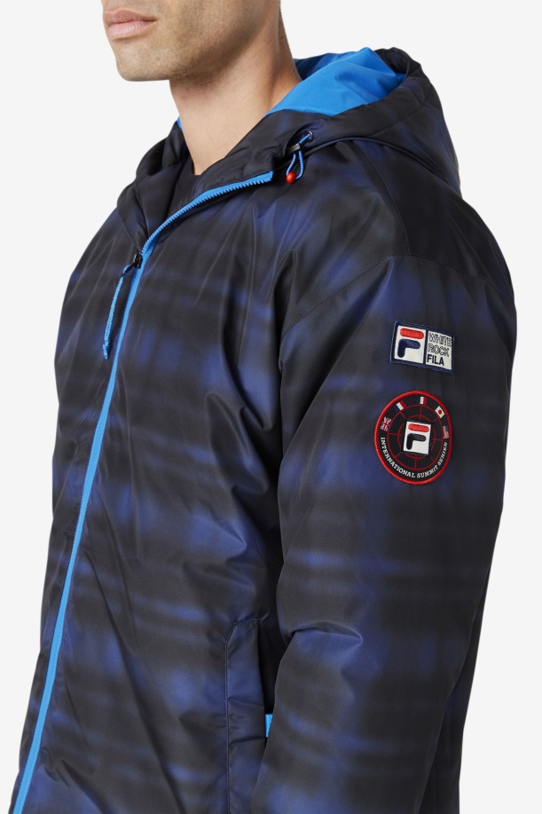 μπλε σκιά επιταγή Fila Beta Puffer Jacket
