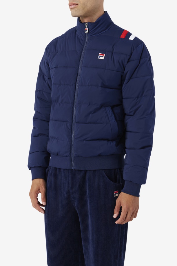 Puffer Jacket Fila Navy Brody