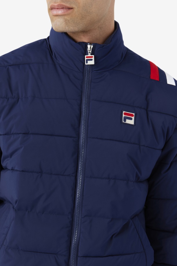 Puffer Jacket Fila Navy Brody