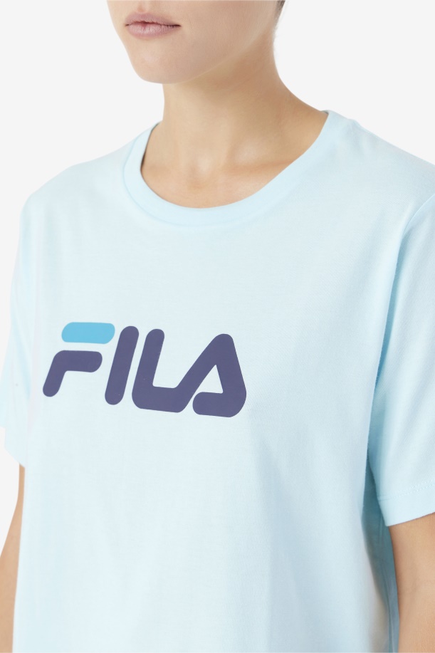 Thea Tee Fila παγωμένο Aqua/navy/biscay Bay