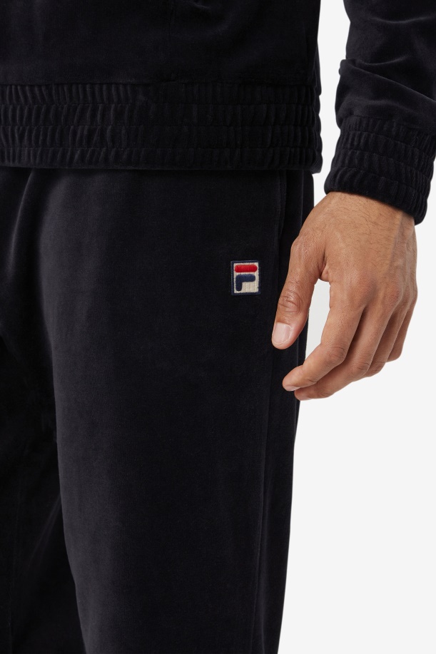 O-fit βελούδινο παντελόνι μαύρο Fila