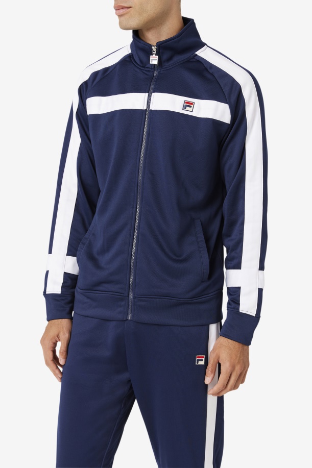 μπουφάν Fila Navy/λευκό Renzo
