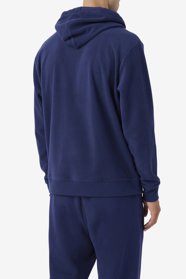 Dinn Hoodie Navy/white/deep Lake Fila
