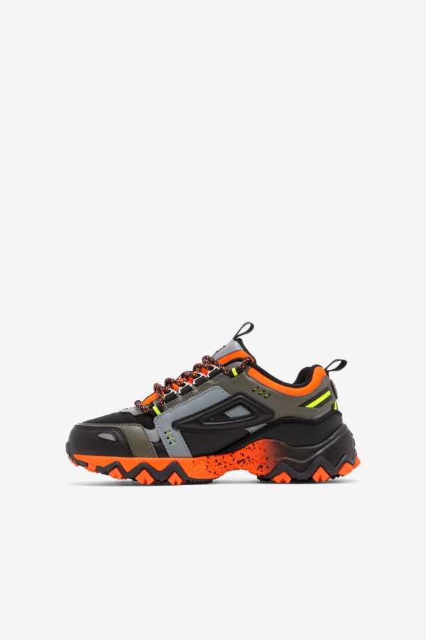 πορτοκαλί/άσφαλτος/μαύρο Fila Big Kids\' Oakmont Tr