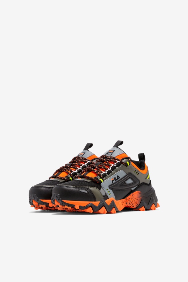 πορτοκαλί/άσφαλτος/μαύρο Fila Big Kids\' Oakmont Tr