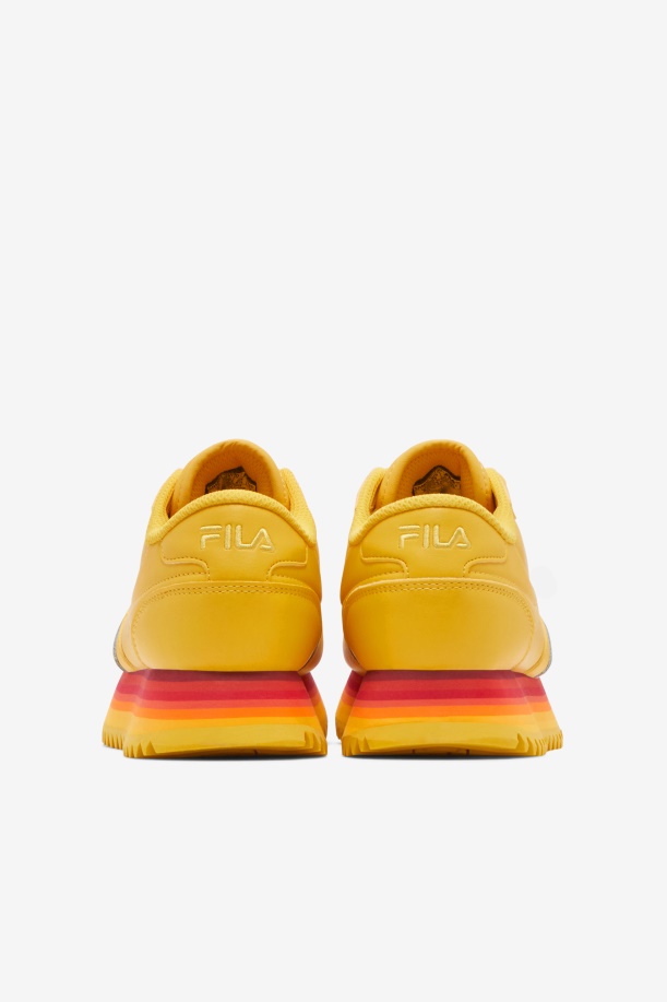 λωρίδα γυναικείας τροχιάς Fila Lemon/rhubarb