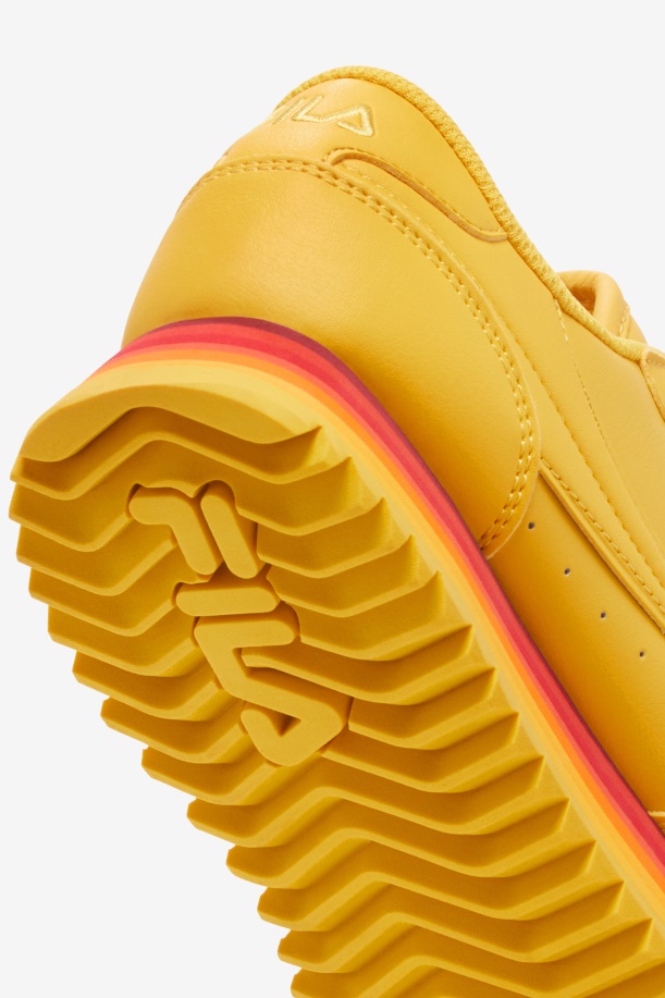 λωρίδα γυναικείας τροχιάς Fila Lemon/rhubarb