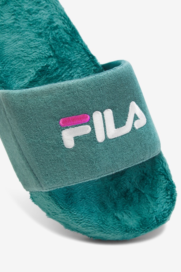 Terry Drifter Slide Bayou/μωβ/λευκό Fila