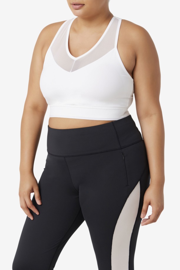 σουτιέν Uplift Racerback τοπ λευκό Fila