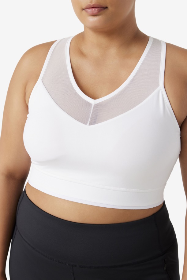 σουτιέν Uplift Racerback τοπ λευκό Fila