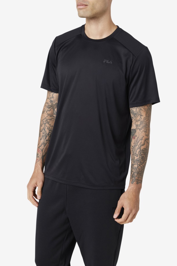 Black/nine Iron Kaab Crew Fila