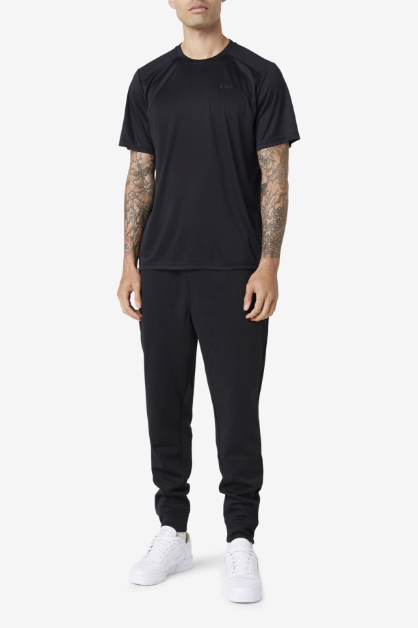Black/nine Iron Kaab Crew Fila