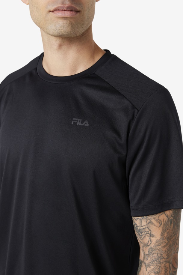 Black/nine Iron Kaab Crew Fila