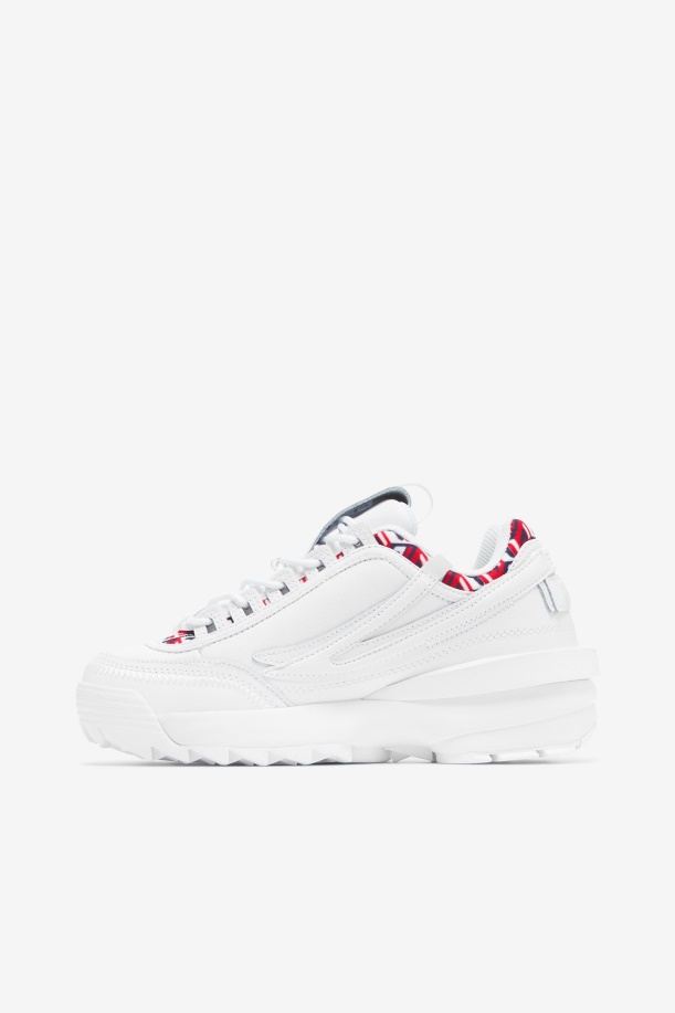 Fila λευκό/ναυτικό/κόκκινο γυναικείο Disruptor 2 εκ. κυβ