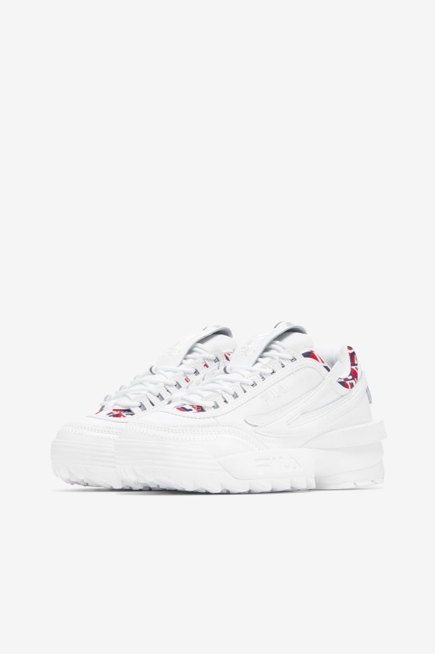 Fila λευκό/ναυτικό/κόκκινο γυναικείο Disruptor 2 εκ. κυβ