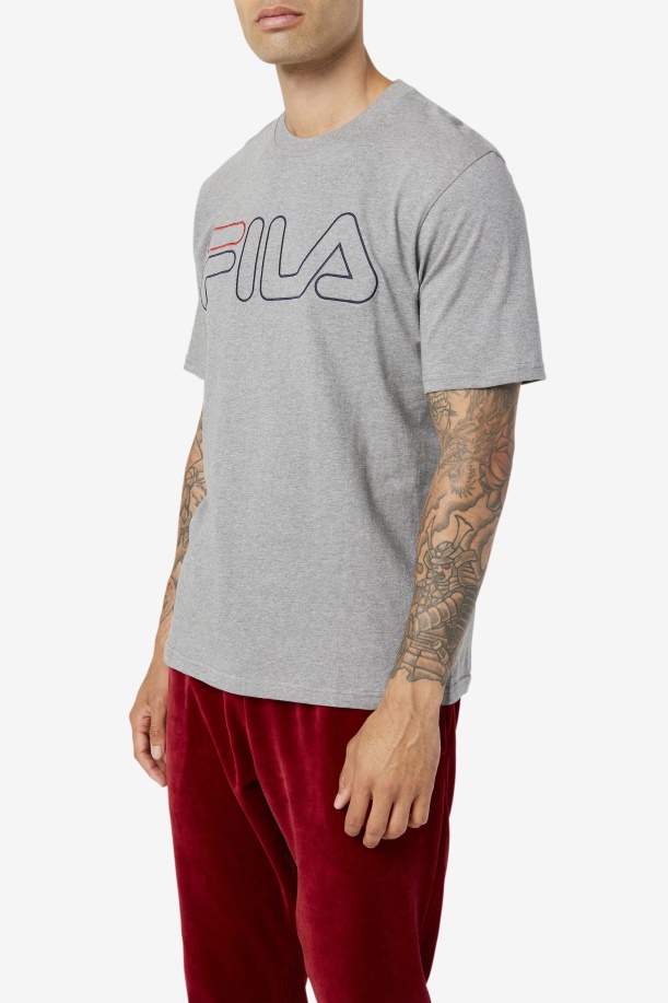 Fila Borough Tee ερείκη/ναυτικό/κόκκινο
