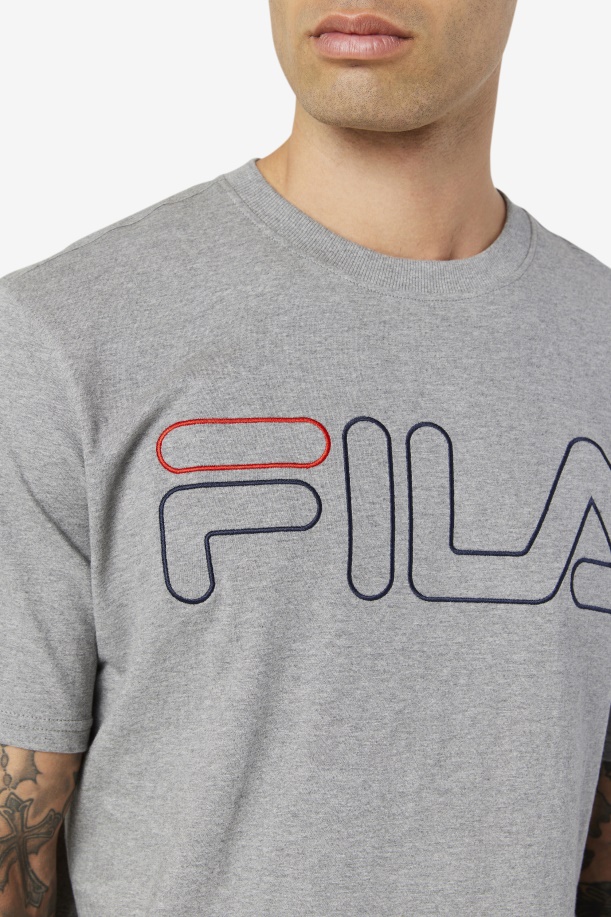 Fila Borough Tee ερείκη/ναυτικό/κόκκινο