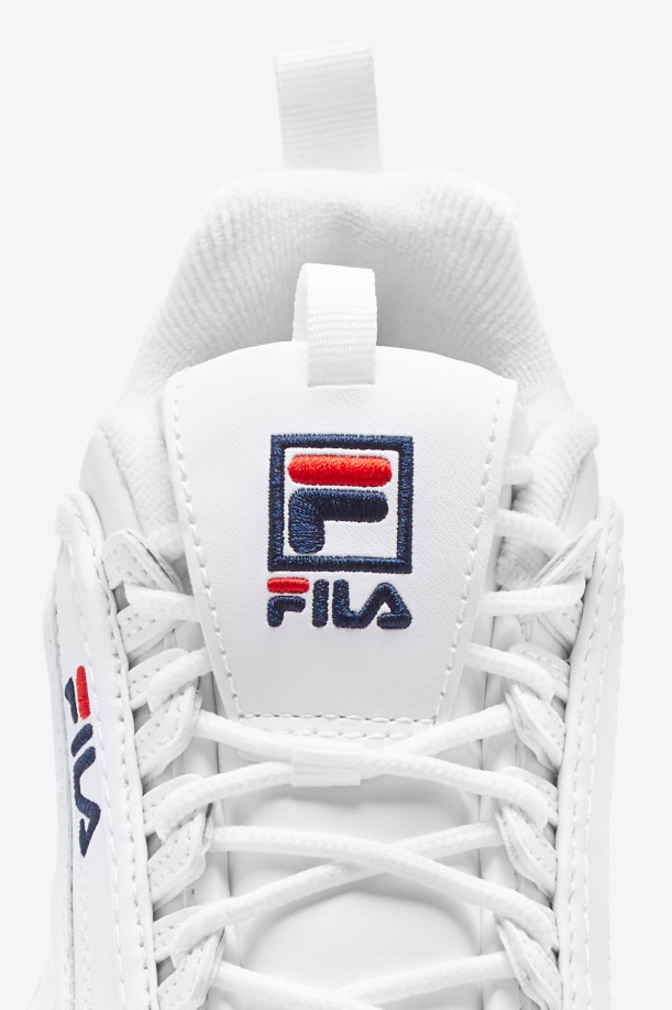 άσπρο/πατζούνι/κόκκινο παιδικό Disruptor 2 Fila