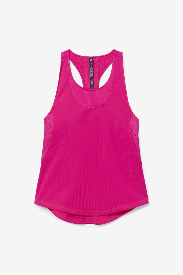 Fila Brtpink Uplift ανάγλυφη φανέλα Racerback