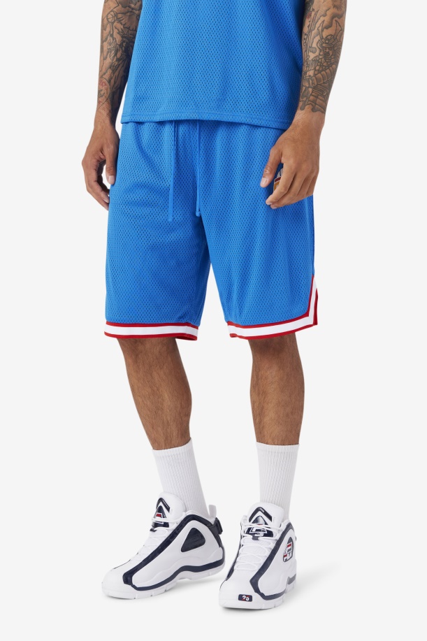 Ovi Basketball κοντό μπλε/λευκό/κόκκινο/χρυσό Fila