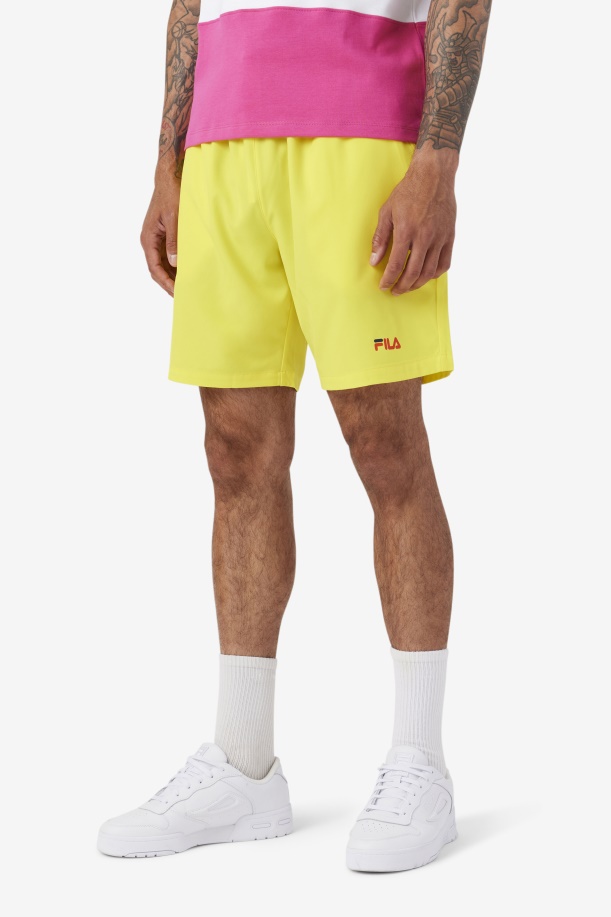 Fila Yellow/navy/ντοματίνι ραβίνι κοντό