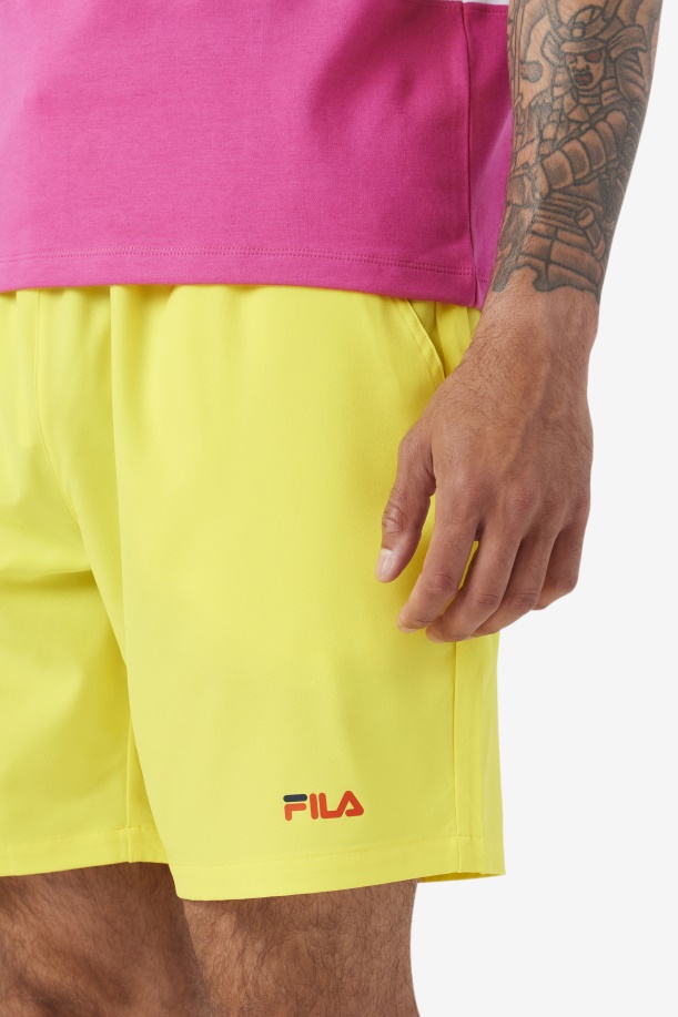 Fila Yellow/navy/ντοματίνι ραβίνι κοντό