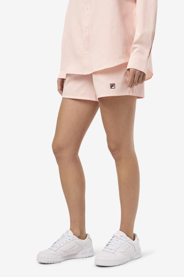 Ariella Short Fila κοραλί αμύγδαλο/λευκό