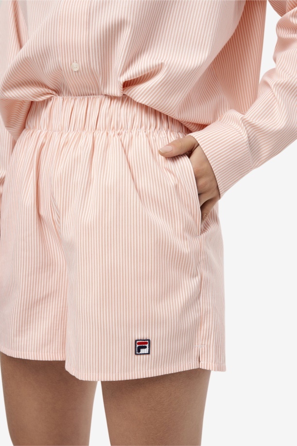 Ariella Short Fila κοραλί αμύγδαλο/λευκό