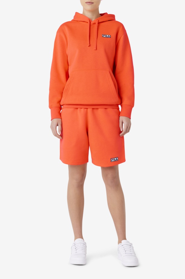 φλογερό κοραλί Fila Algot Hoodie