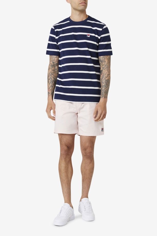 Navy/marshmallow Deny Crew Fila