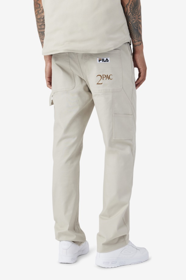 Fila 2pac Cargo παντελόνι Dove/καφέ μπρονζέ