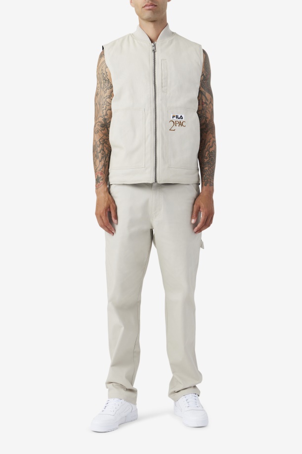Fila 2pac Cargo παντελόνι Dove/καφέ μπρονζέ