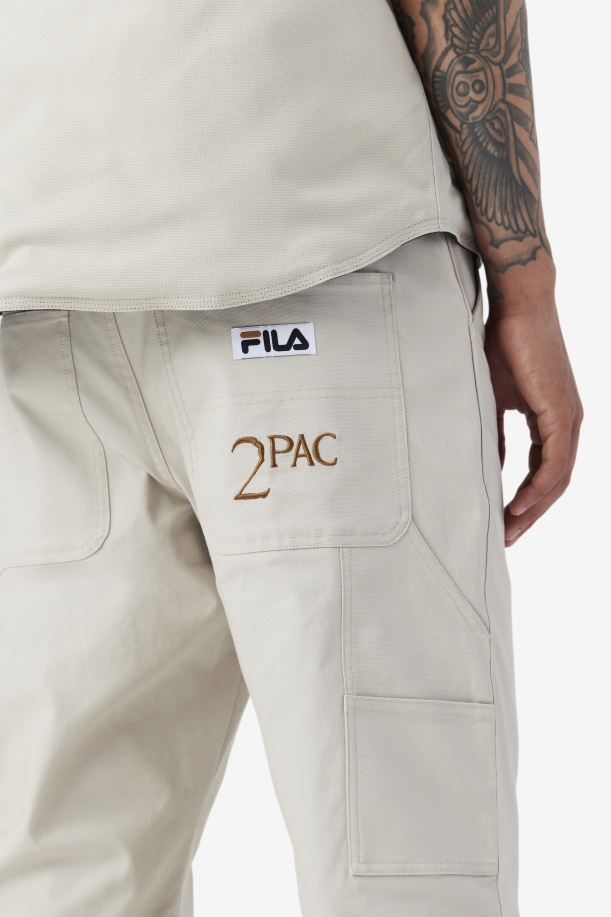 Fila 2pac Cargo παντελόνι Dove/καφέ μπρονζέ