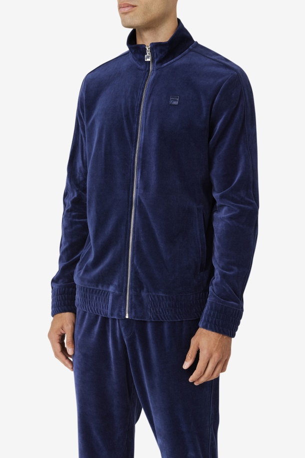 Devera βελουτέ μπουφάν Navy Fila