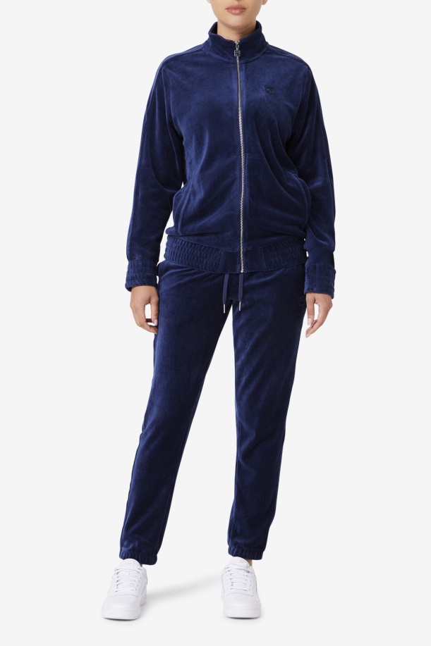 Devera βελουτέ μπουφάν Navy Fila