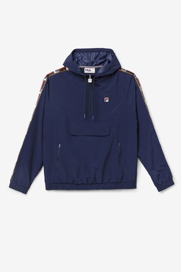 Fila Peacoat Cameron 1/2 φερμουάρ τζάκετ Wind