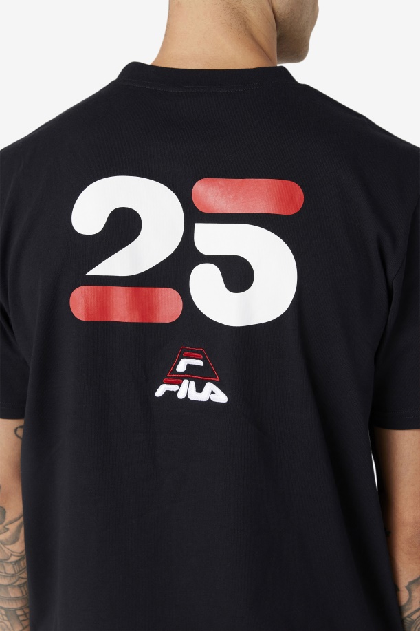 Grant Hill Cormac Tee Black Fila