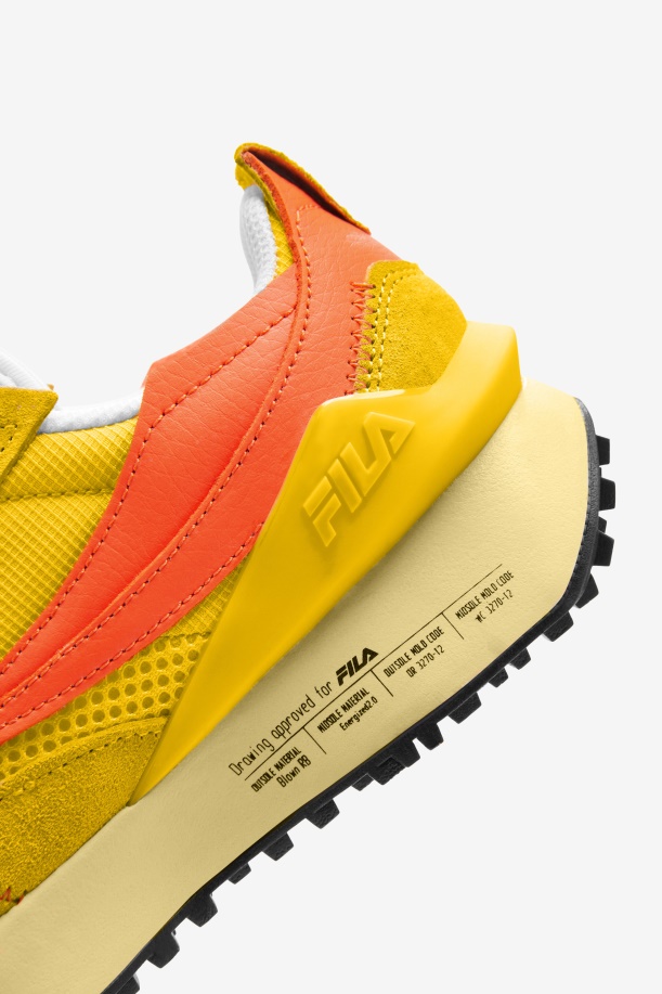 Fila Small Kids\' Renno N-generation Lemon/κόκκινο πορτοκαλί/κίτρινο