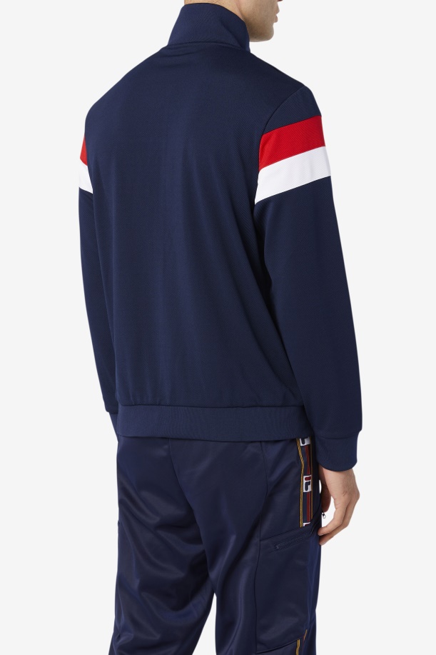 Fila Malcolm σακάκι σακάκι Peacoat/κόκκινο/λευκό