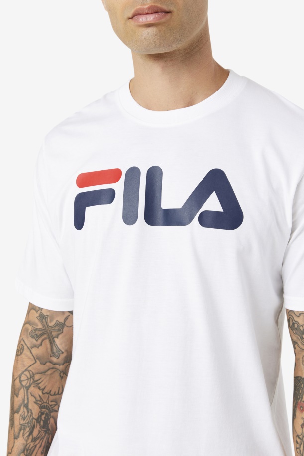 ανδρικό μπλουζάκι αετού Fila White