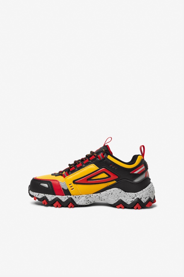 Fila Big Kids\' Oakmont Tr χρυσό/μαύρο/κόκκινο