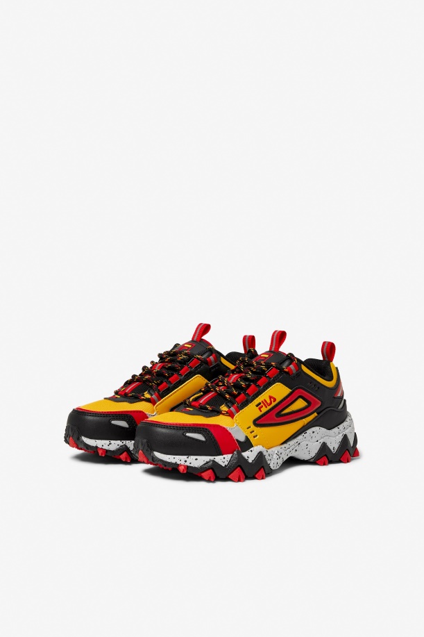 Fila Big Kids\' Oakmont Tr χρυσό/μαύρο/κόκκινο