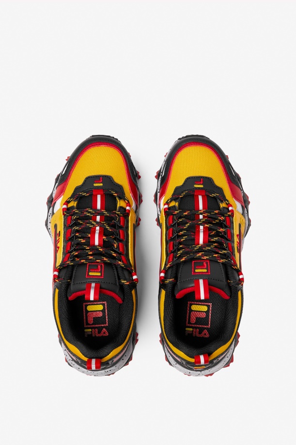 Fila Big Kids\' Oakmont Tr χρυσό/μαύρο/κόκκινο