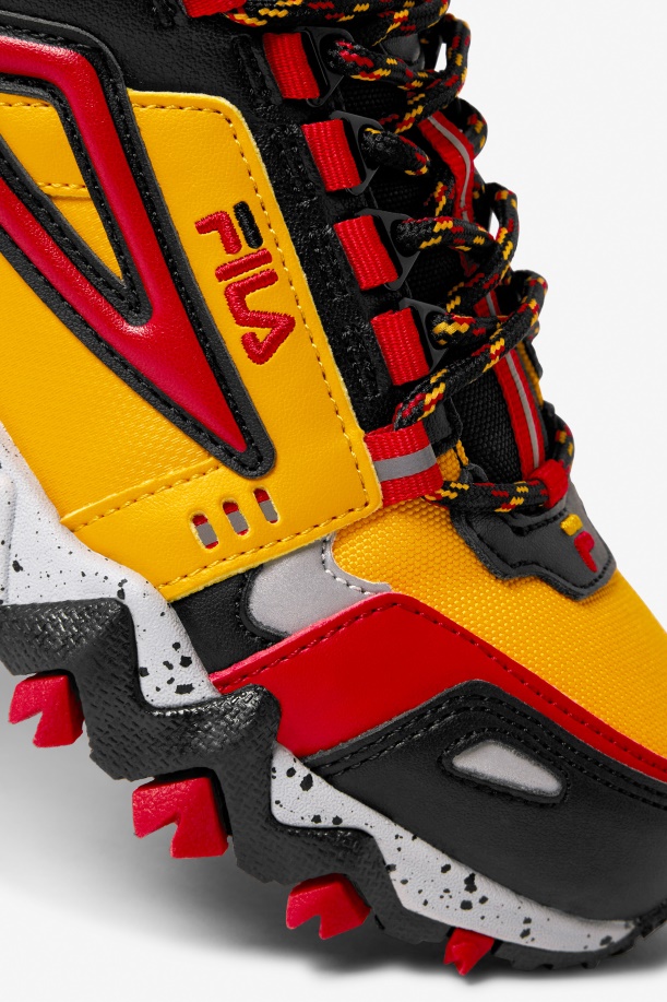 Fila Big Kids\' Oakmont Tr χρυσό/μαύρο/κόκκινο