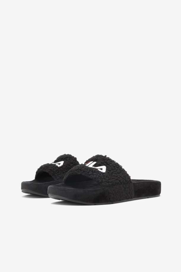 Fila γυναικείο Fuzzy Drifter μαύρο/κόκκινο/άσπρο