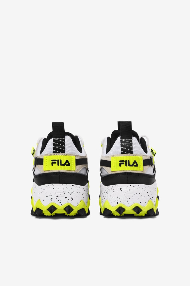 ανδρική εκδρομή άσπρο/μαύρο/κίτρινο Fila