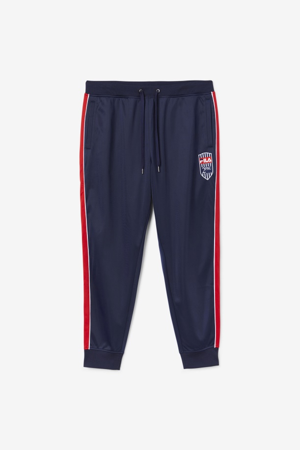 Fila 2pac παντελόνι πίστας ναυτικό/κόκκινο/λευκό