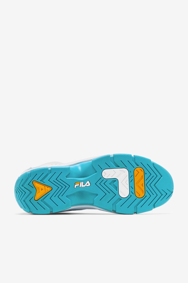 White/teal/zinnia Fila ανδρική επιχορήγηση λόφος 2 X Semi-pro